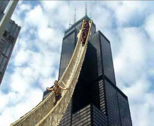 Willis Tower Unveils New Thrill Experience.  (Action Figures Not Included.)